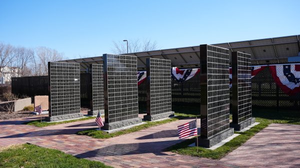 photo of Memorial granite walls