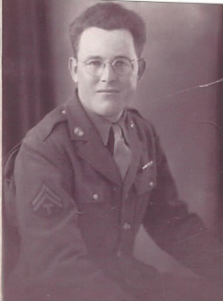 Clifford Cox in his Army uniform