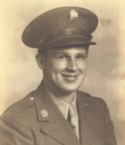 Darrel Cary's Army Air Force ID photo