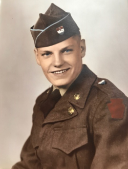 Donald Duder's Army ID photo