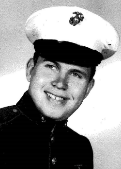Earl Riley in Marine uniform