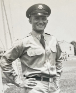 photo of Floyd Begin in uniform