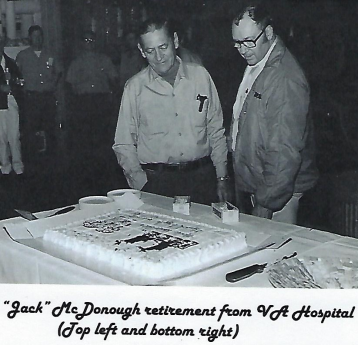 John McDonough at his retirement part from the VA Hospital