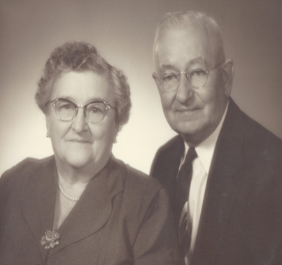 Otto Lepic and his wife, Bessie, years after the war