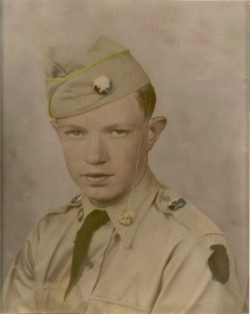 Patrick Fountain's military ID photo