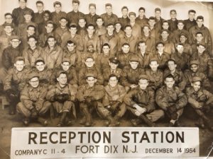 Thomas Douglass's 1954 Army class photo