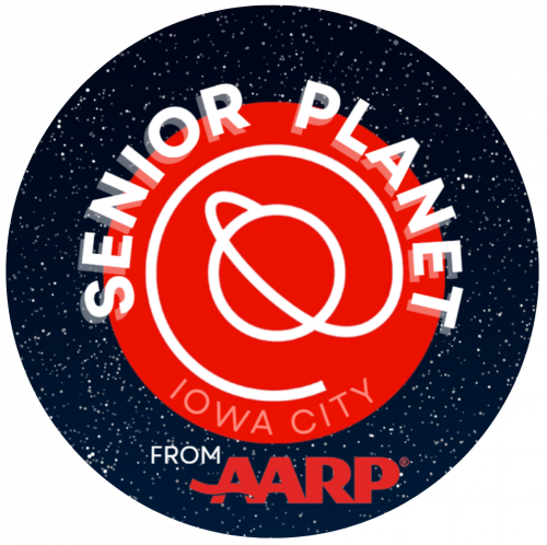 Senior planet Iowa City logo